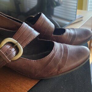 Pikolinos Brown Mary Jane, Size 40